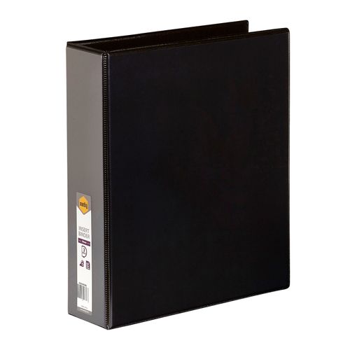 Marbig Clearview Insert Ring Binder A4 50mm 3d Black