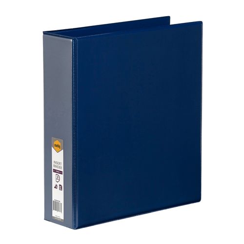 Marbig Clearview Insert Ring Binder A4 50mm 3d Blue