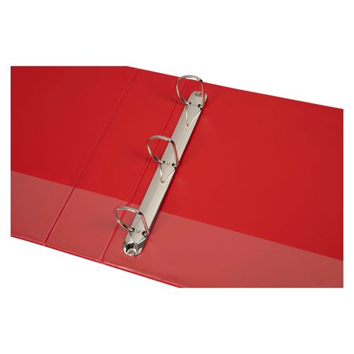 Marbig Clearview Insert Ring Binder A4 50mm 3d Red