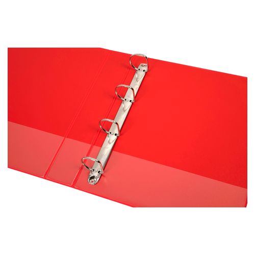 Marbig Clearview Insert Ring Binder A4 38mm 4d Red