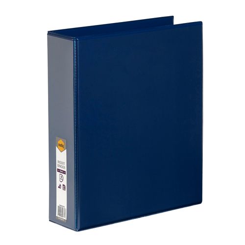 Marbig Clearview Insert Ring Binder A4 50mm 4d Blue