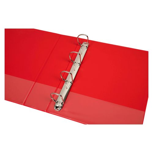Marbig Clearview Insert Ring Binder A4 50mm 4d Red