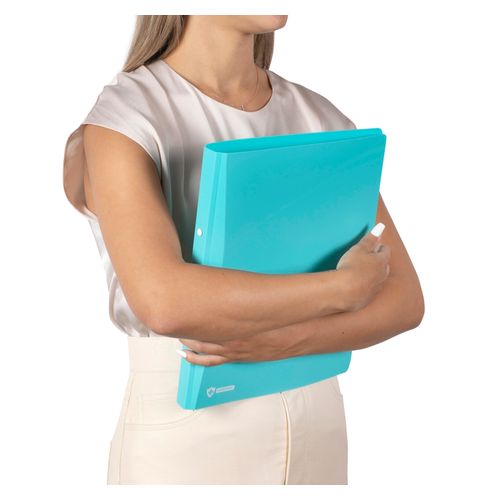 Marbig Professional Flexi Ring Binder A4 25mm 2o Antimicrobial Blue