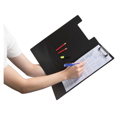 Marbig Clipfolder PP Foolscap Black