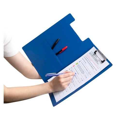 Marbig Clipfolder PP A4 Blue