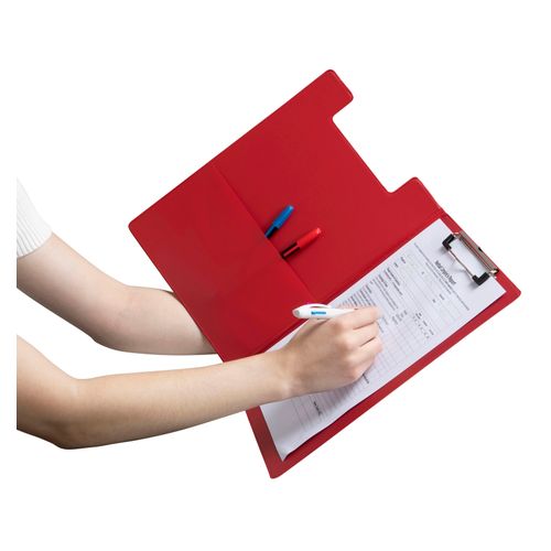 Marbig Clipfolder PP A4 Red