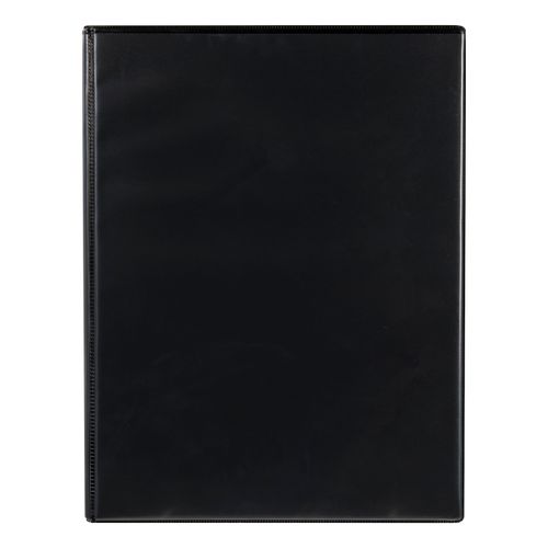 Marbig Clipfolder Insert With Expanding Pocket Black