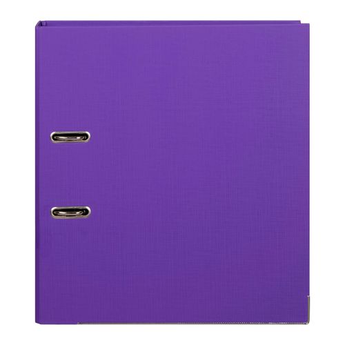 Marbig Lever Arch File A4 PE Linen Purple