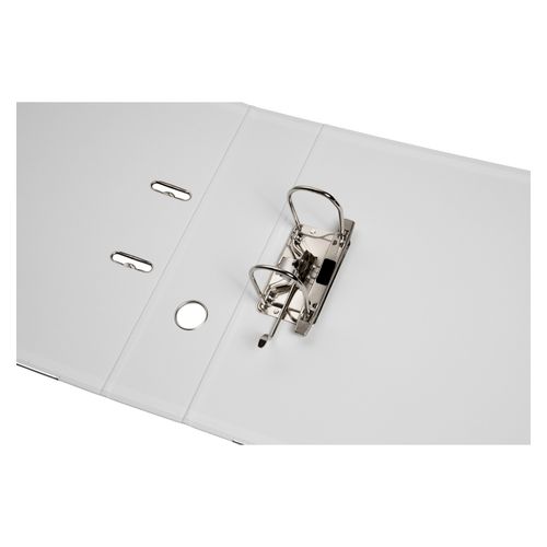 Marbig Lever Arch File A4 PE Linen White