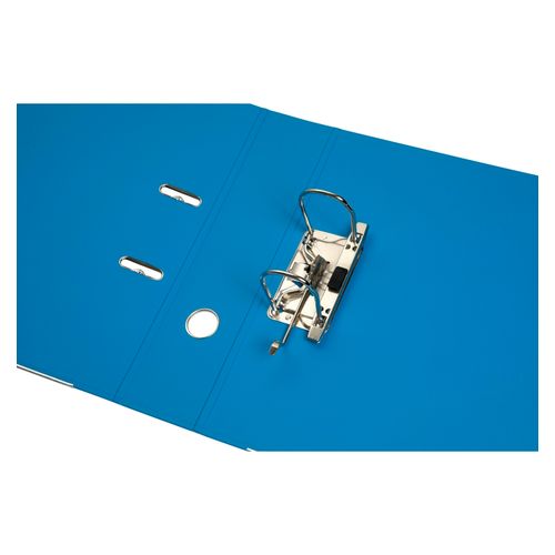 Marbig Lever Arch File A4 PE Linen Sky Blue