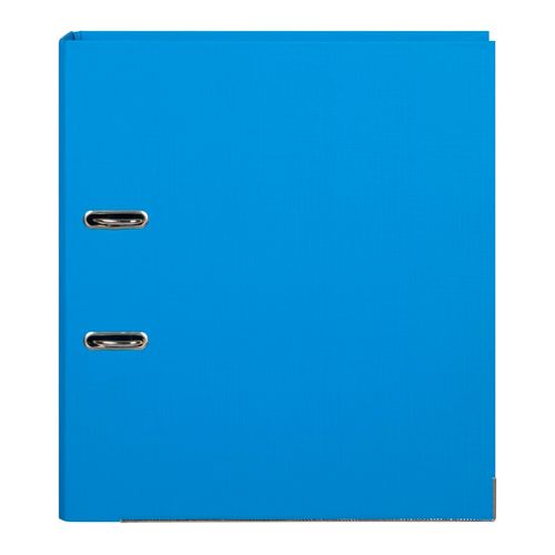 Marbig Lever Arch File A4 PE Linen Sky Blue