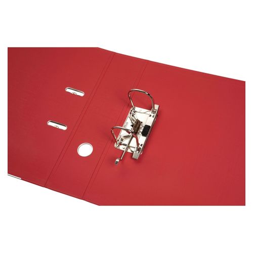 Marbig Lever Arch File A4 PE Linen Deep Red