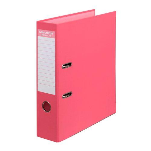 Marbig Colourhide Lever Arch File A4 PE Watermelon