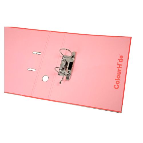 Marbig Colourhide Lever Arch File A4 PE Watermelon
