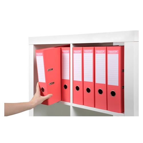 Marbig Colourhide Lever Arch File A4 PE Watermelon