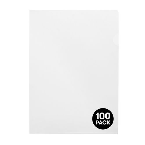 Marbig Letter File A4 Clear Box 100