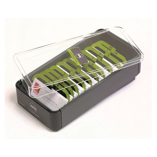 Marbig Business Card Box Filing Box 400 Card Capacity