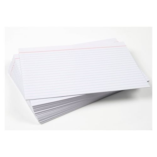 Esselte System Cards 203x127mm (8x5) White Pack 100