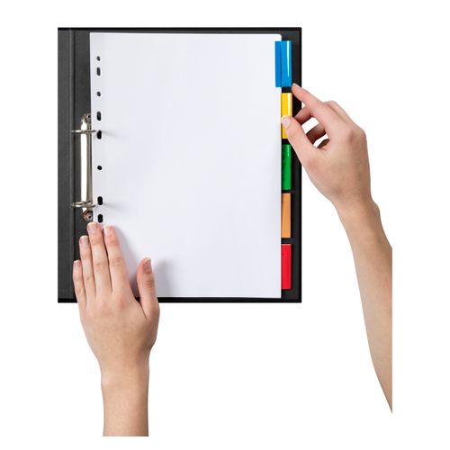 Marbig Indices & Dividers 5 Insert Tab Manilla A4 Colour