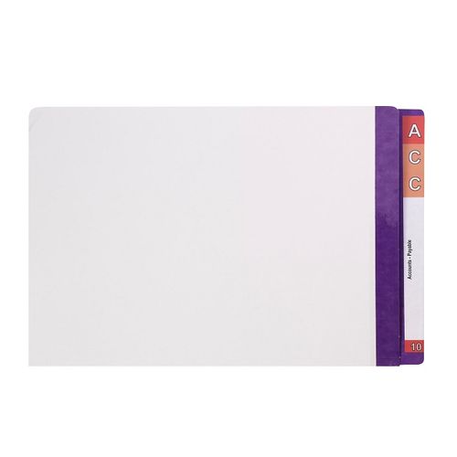 Avery Legal Lateral File White with Purple Tab Box 100 - Blue Ink Group