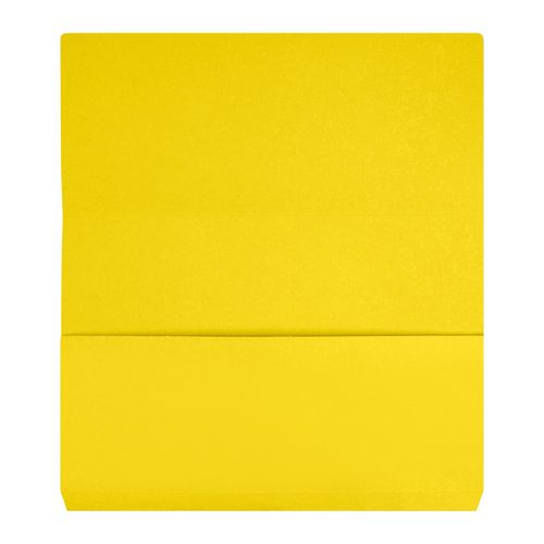 Marbig Slimpick Foolscap Cardboard Document Wallet Yellow