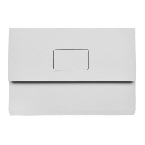 Marbig Slimpick Foolscap Cardboard Document Wallet Grey