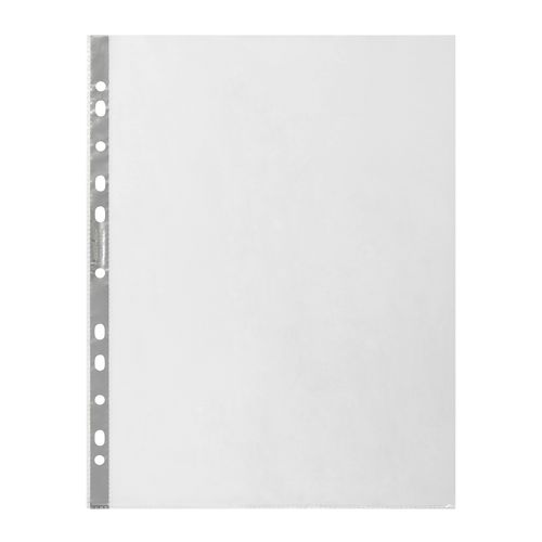Marbig Sheet Protectors Medium Weight Reinforced A4 50um Copysafe Pack 100