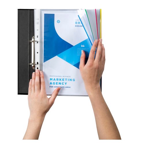Marbig Sheet Protectors Heavyweight A4 Expanding Pack 10