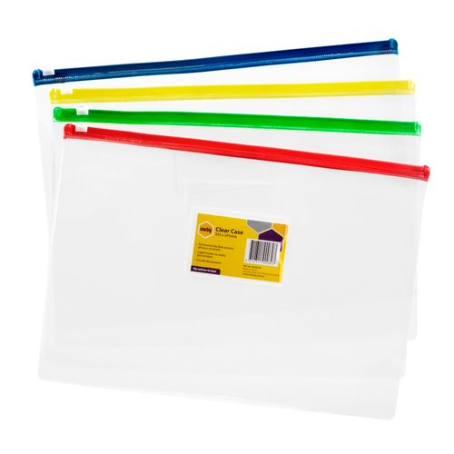 Marbig Clear Case A4 335x245mm Assorted