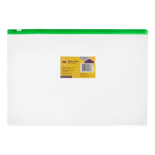 Marbig Clear Case A4 335x245mm Assorted
