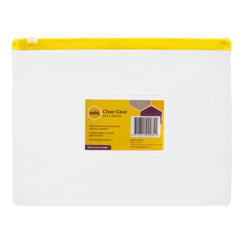 Marbig Clear Case A5 235x185mm Assorted