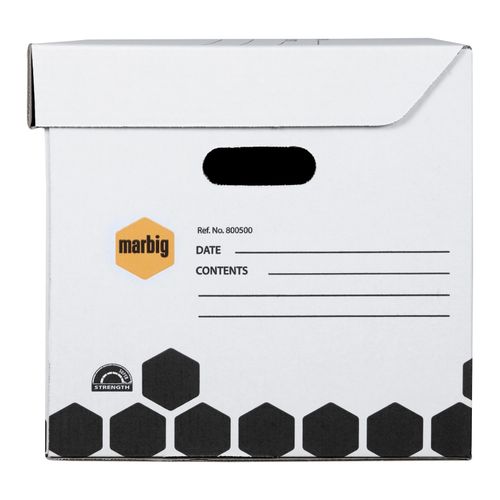 Marbig Archive Box Binder Super Strength Pack 5