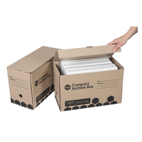 Marbig Enviro Archive Box Compact Pack 5