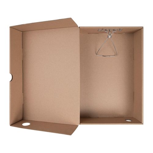 Marbig Enviro Box File Foolscap 80mm Kraft