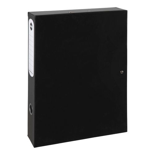 Marbig Box File Foolscap Heavy Duty Black