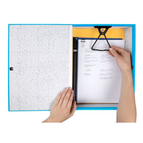 Marbig Box File Foolscap Heavy Duty Blue