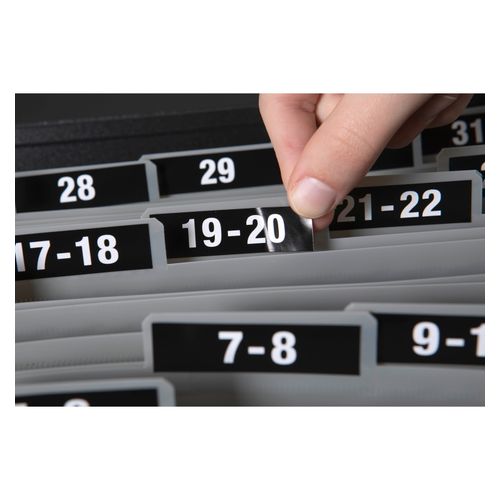 Marbig Colourhide Expanding Carry File Black