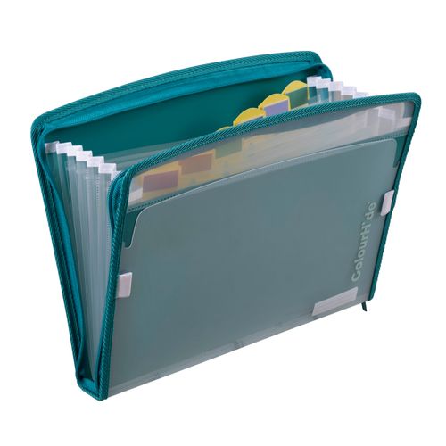 ColourhideExpanding File Zip It File Teal