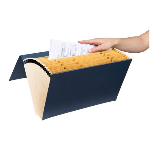 Marbig Expanding File Foolscap A-Z Dark Grey