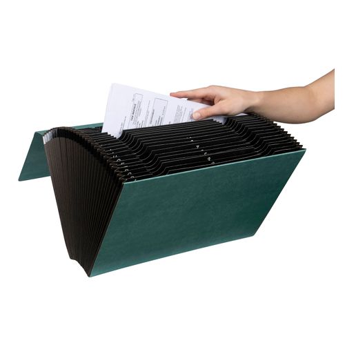 Marbig Expanding File Foolscap Heavy Duty 1-31 Green