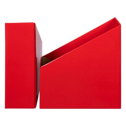 Marbig Book Box Small Red Pack 5