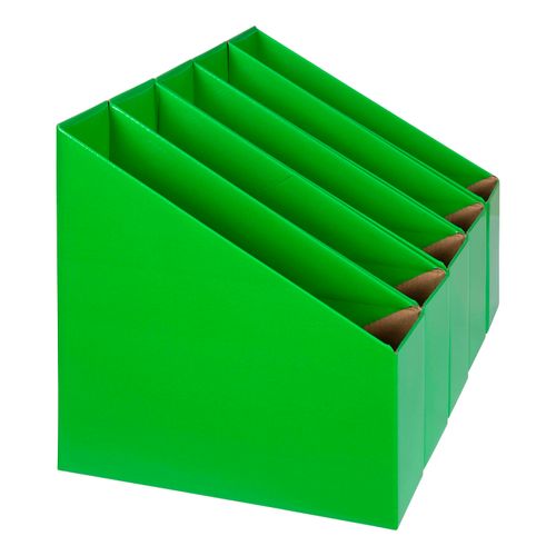 Marbig Book Box Small Green Pack 5