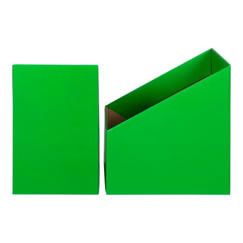 Marbig Book Box Large Green Pack 5