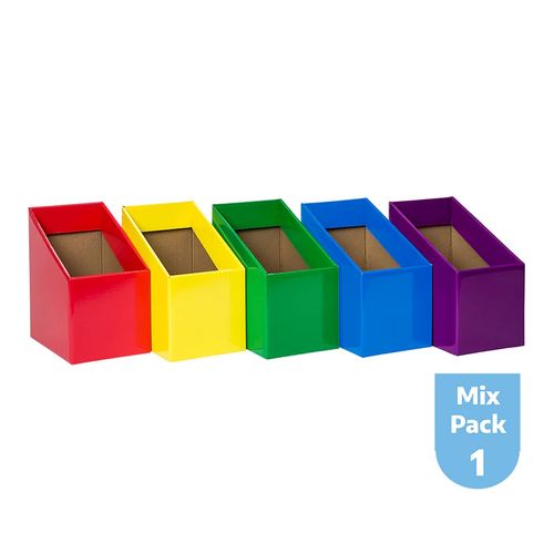 Elizabeth Richards Large Book Box Assorted Bright Mix 1 Pack 5