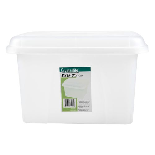 Crystalfile Porta Box 32L Clear