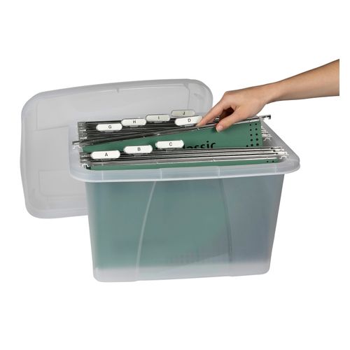 Crystalfile Porta Box 32L Clear