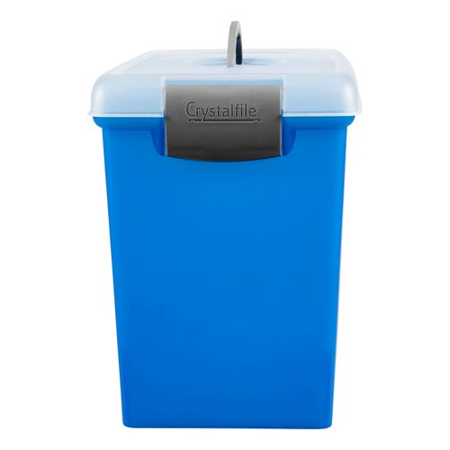 CrystalfileCarry Case Clear Lid/Blue Base