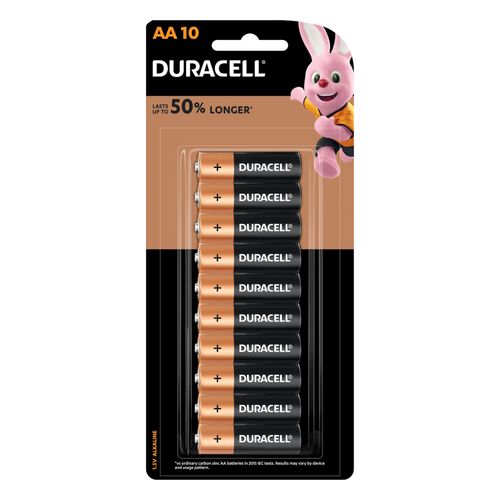 Duracell Battery Coppertop AA Pack 10