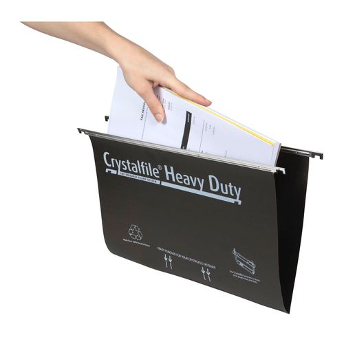 Crystalfile Complete Suspension Files Foolscap Heavy Duty Pack 10