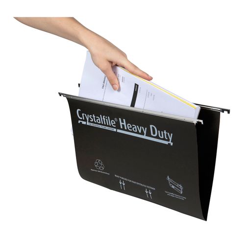 Crystalfile Complete Suspension Files Foolscap Heavy Duty Pack 50